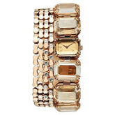 Titan Raga Cocktails Quartz Analog Women's Watch with Rose Gold Dial and Stainless Steel Strap, 95319WM01